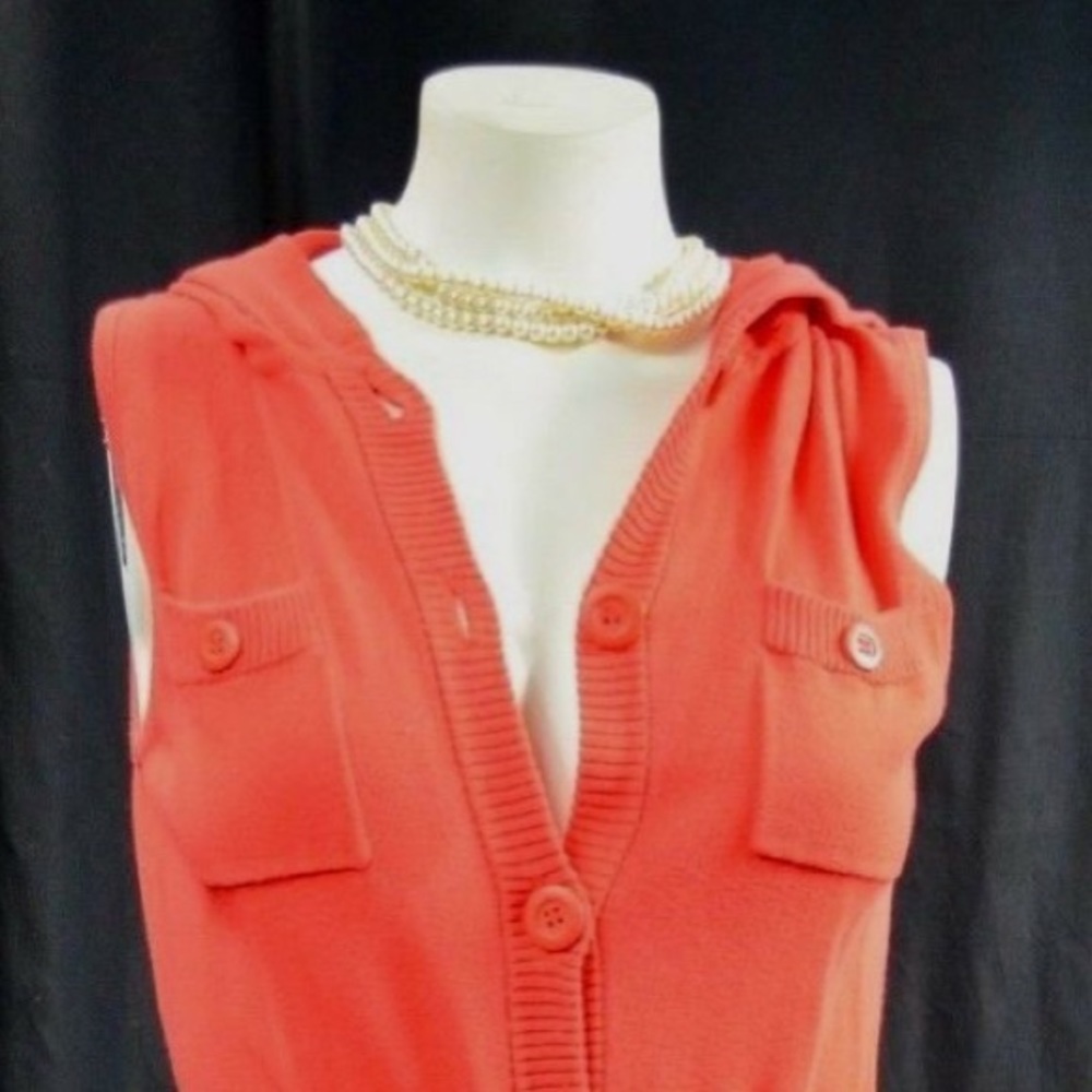 Tabitha Long Knit Hooded Vest